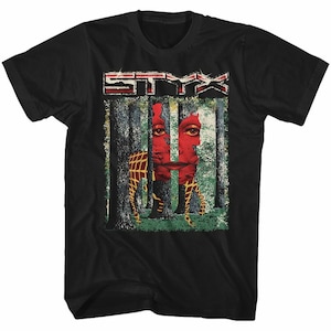 Styx The Grand Illusion Black Adult Classic T-Shirt