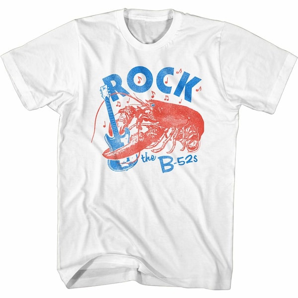 The B-52's Rock Lobster White Adult T-Shirt
