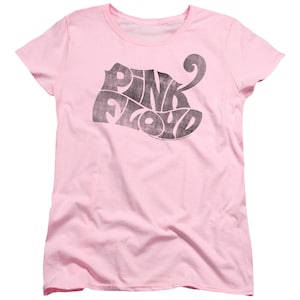 Pink Floyd Pink Logo Women&#39;s T-Shirt Pink