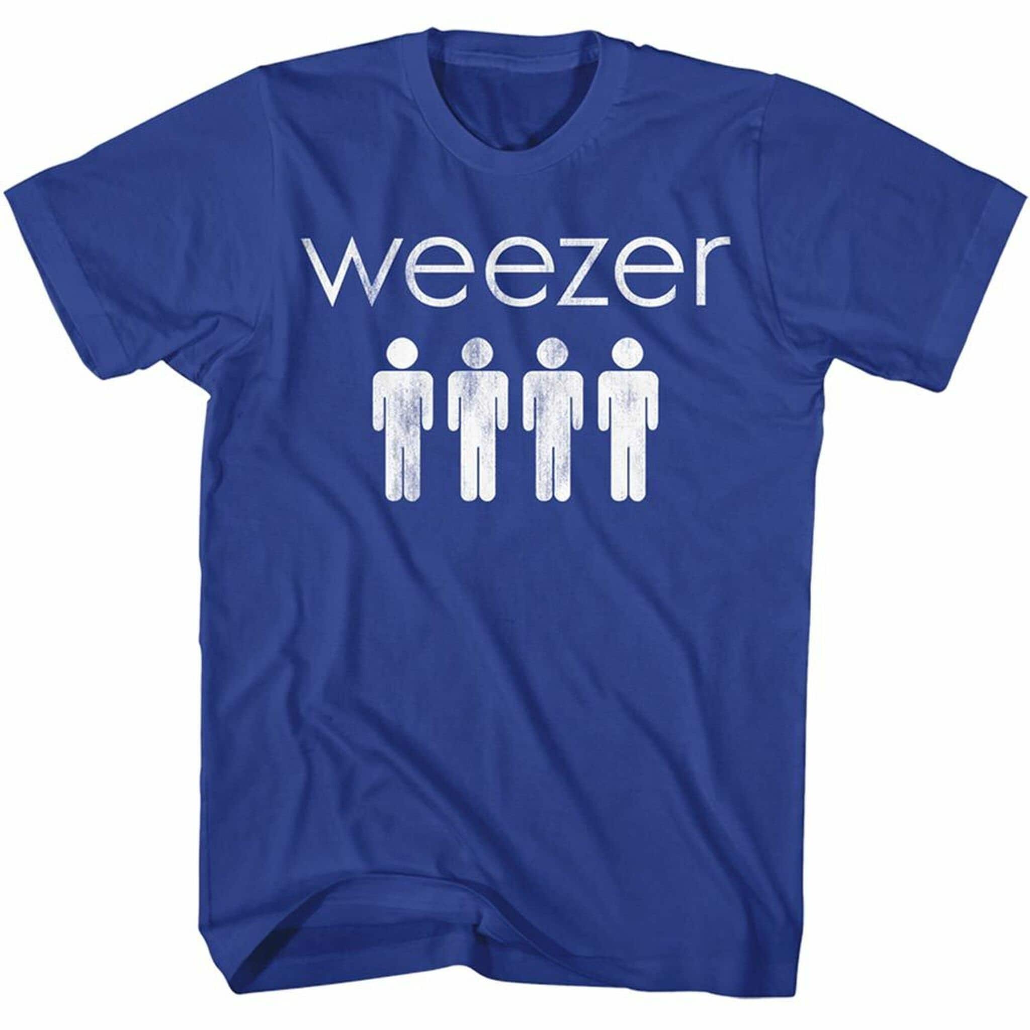 新品 WEEZER Tシャツ Mサイズ Weezer 4 Dudes Royal Adult T-shirt - Etsy
