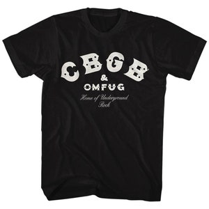CBGB Classic Logo Black Adult T-Shirt