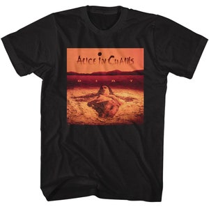 Koszulka z czarną okładką albumu Alice In Chains Dirt