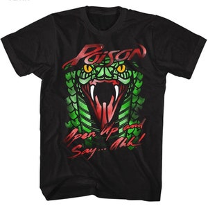Poison Snake Black Adult T-Shirt