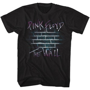 Pink Floyd Classic Purple Floyd Black Adult T-Shirt