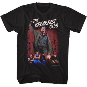 Breakfast Club Lockers Black Adult T-Shirt