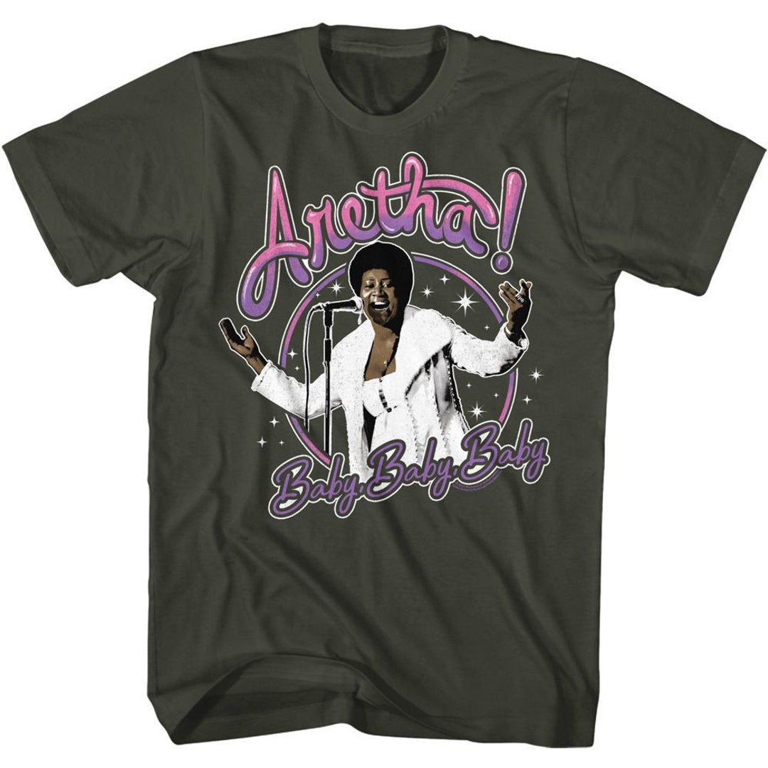 Aretha Franklin Baby Baby Baby Smoke Adult T-shirt - Etsy