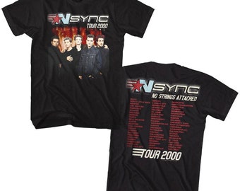 Vtg 1999 N Sync Concert T-shirt White S/m 90s Nsync Boy Band Pop
