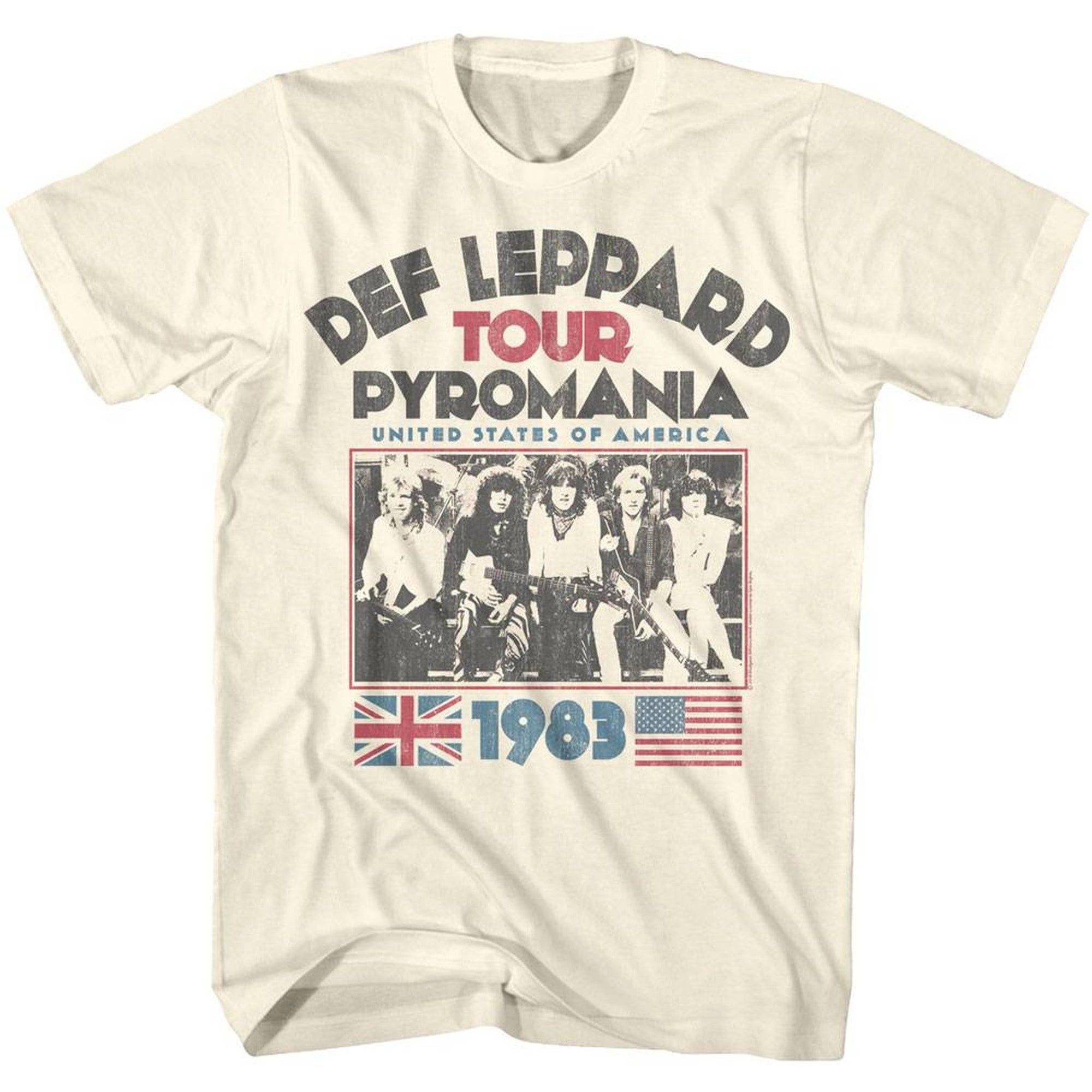 Discover Def Leppard Pyromania Tour T-Shirt