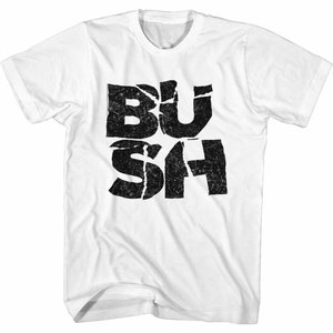 Bush Logo White Adult T-Shirt
