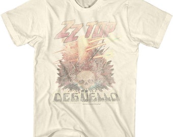 Camiseta adulta ZZ Top Deguello Fade Natural
