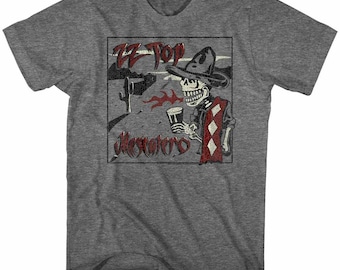 Camiseta adulta ZZ Top Mescalero Graphite Heather