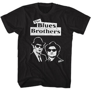 The Blues Brothers Brothers Black Adult T-Shirt