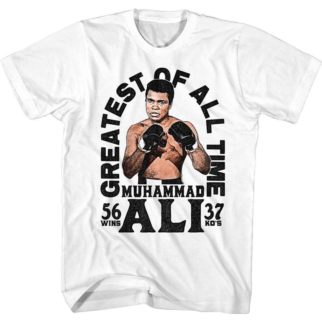 Muhammad Ali 56 Win 37 KO White T-shirt - Etsy