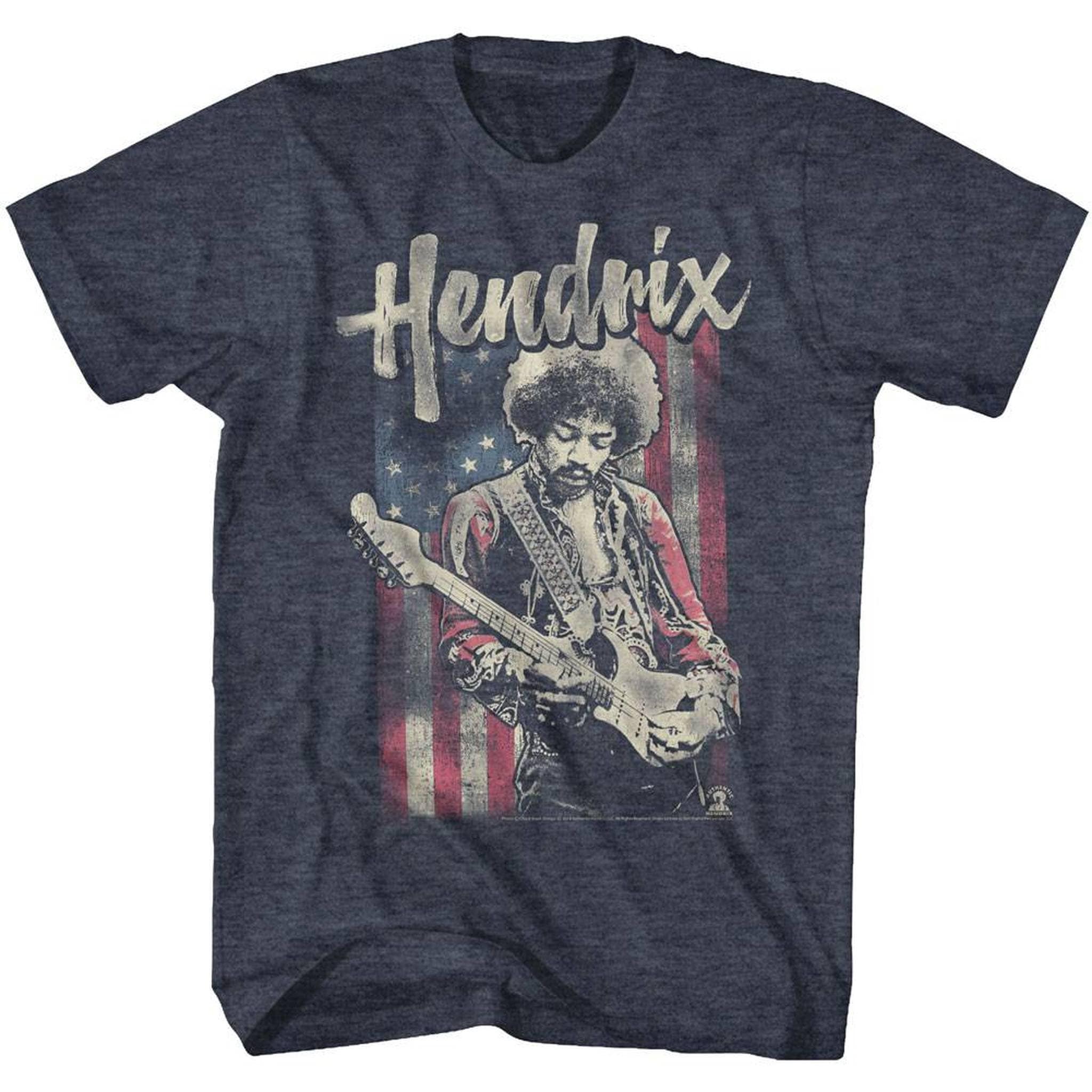 Discover Jimi Hendrix Flag T-Shirt