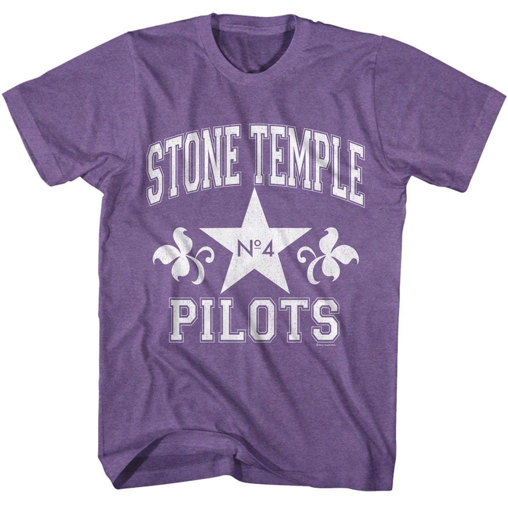 Stone Temple Pilots Athletic Purple Heather Adult T-shirt - Etsy