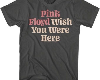 Pink Floyd Wish You Were Here Text Smoke T-Shirt
