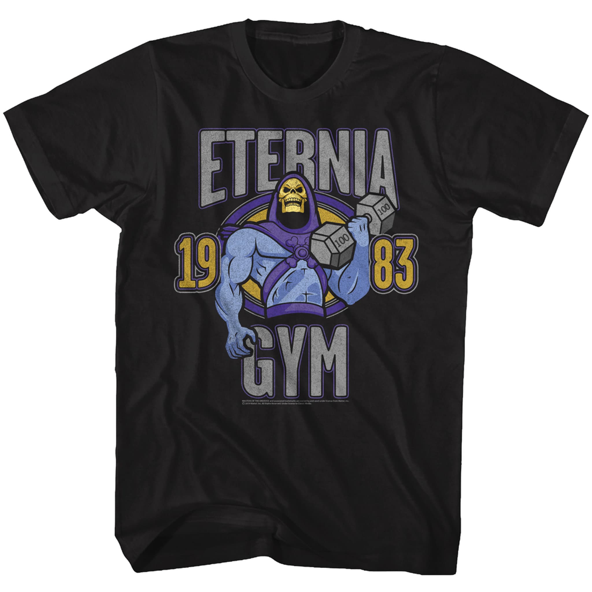 T shirt adulte Masters Of The Universe Eternia Gym noir Etsy France