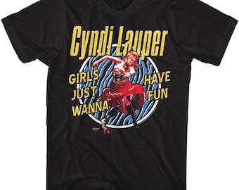CYNDI LAUPER OFFICIAL MERCH AT LAST BAND CONCERT MUSIC T