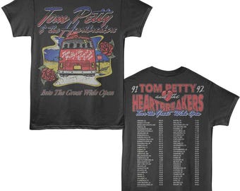 Tom Petty Great Wide Open Tour F/B Smoke T-Shirt