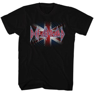 Def Leppard British Black Adult T-Shirt