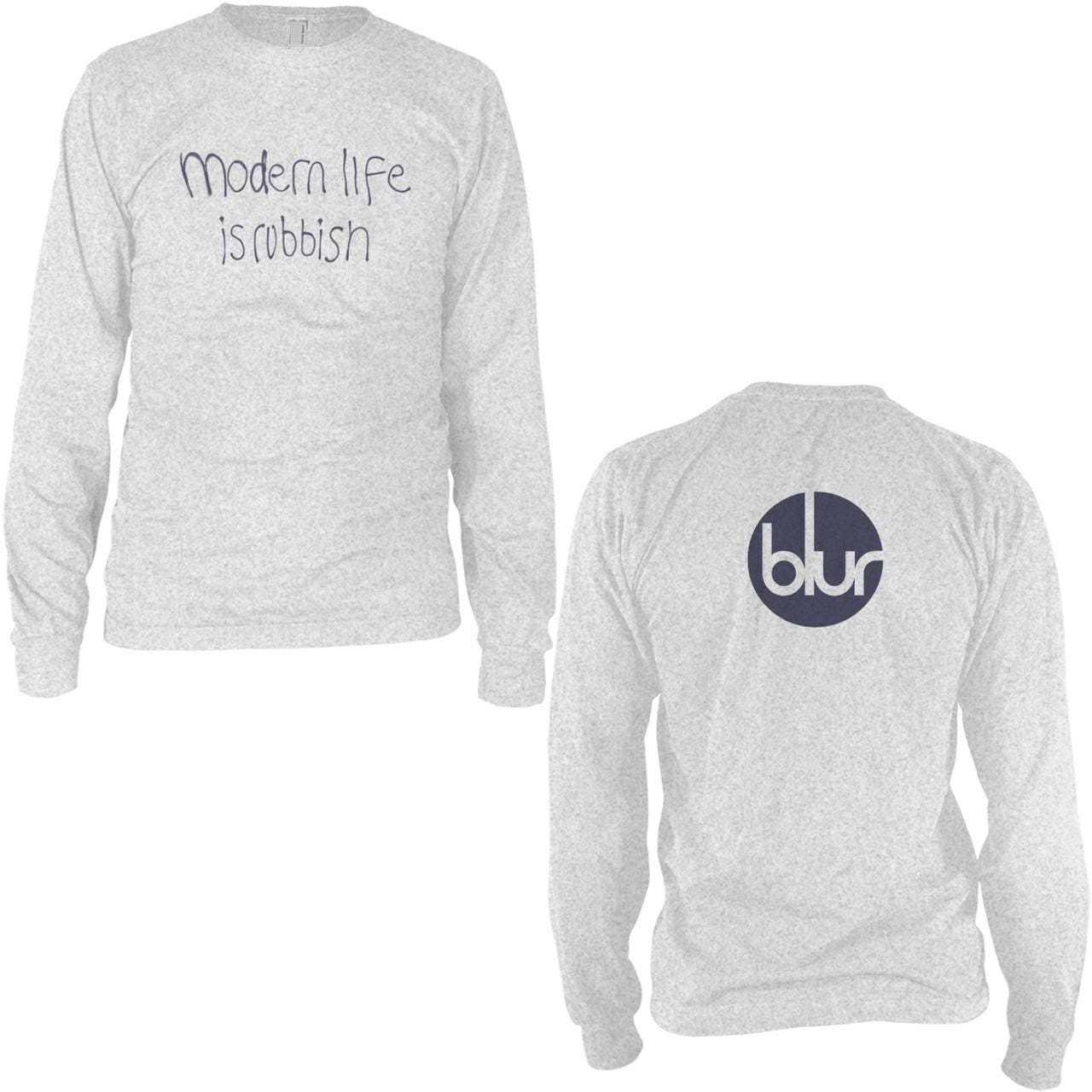 Maglietta Ufficiale Blur 'Circle Logo' Nera, Cotone Morbido, Taglia XL, Unisex, Per Fan Del Britpop E Parklife