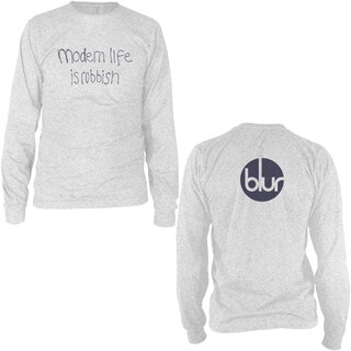 Maglietta Ufficiale Blur 'Circle Logo' Nera, Cotone Morbido, Taglia XL, Unisex, Per Fan Del Britpop E Parklife