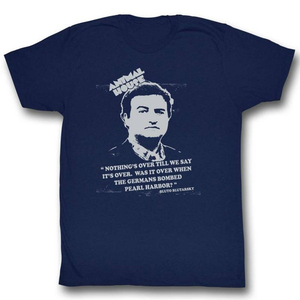 Animal House Blutoism Navy Adult T-Shirt