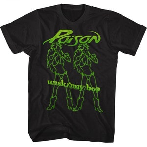 Poison Unskinny Bop Girls Black Adult T-Shirt