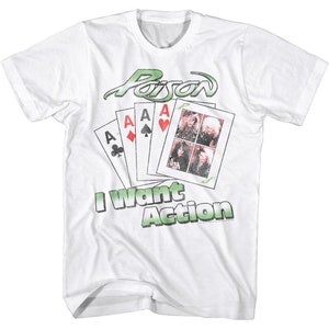 Poison Wollen Aktion Karte Weiß Erwachsene T-Shirt