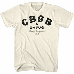 CBGB CBGB Black Natural Adult T-Shirt