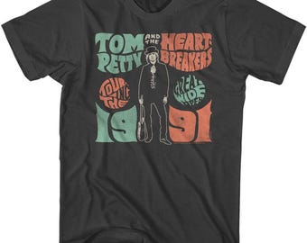 Camiseta de Tom Petty Wide Open Tour 1991 Smoke