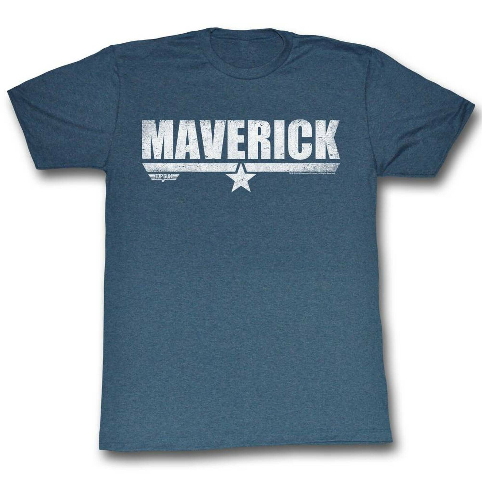 Buy Top Gun Maverick Navy Heather Adult T-shirt Online in India 