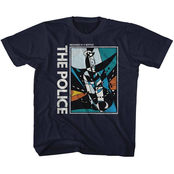 The Police Message In A Bottle Navy Toddler T-Shirt