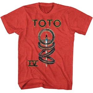 Toto IV Album Cover Red Heather T-Shirt image 1