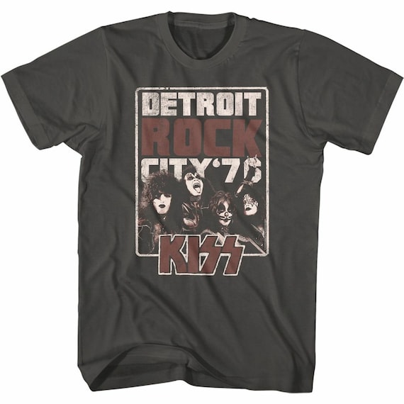 Kiss Detroit Rock City Smoke Adult T-shirt - Etsy