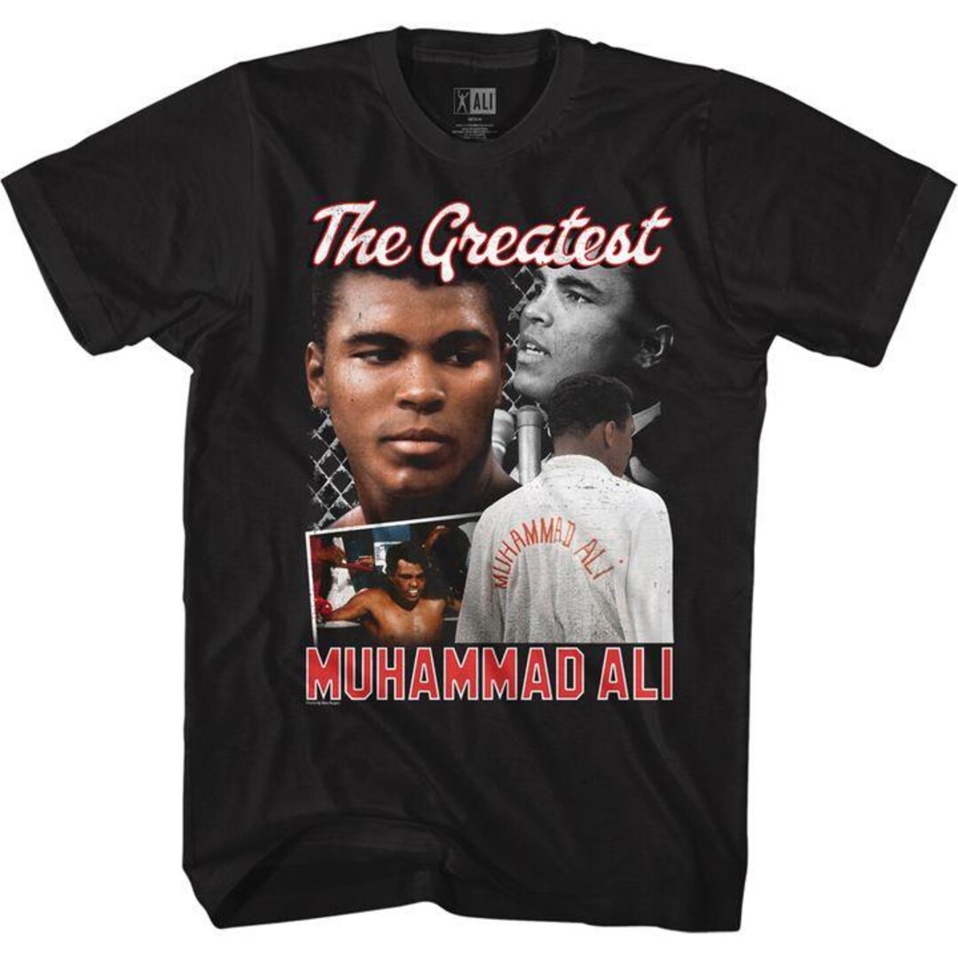 Ali Collage Muhammad Ali Ali Script Collage Black Adult T-shirt - Etsy