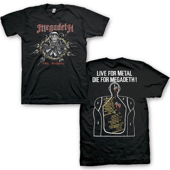 Megadeth Kill for Thrills T-shirt - Etsy