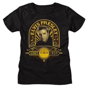 Elvis Presley Sun Records Since 54 Black Women&#39;s T-Shirt