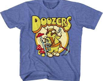 T-shirt pour tout-petit Fraggle Rock Doozers Retro Circle Royal Heather