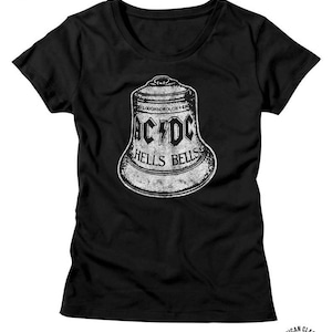 AC/DC Hells Bells Black Junior Women&#39;s T-Shirt