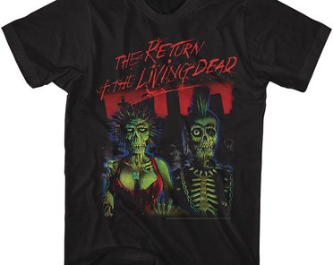 The Return of the Living Dead Zombies Poster Black T-shirt - Etsy