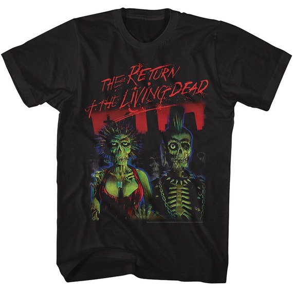 The Return of the Living Dead Zombies Poster Black T-shirt - Etsy