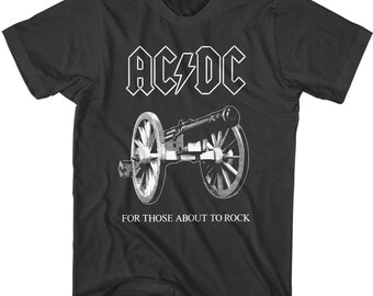 Maglietta AC/DC PWR UP Uomo, Nera, Con Tracklist E Logo, Taglio Unisex, Ufficiale