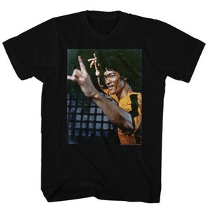 Bruce Lee Yeeeaaahh Black Adult T-Shirt