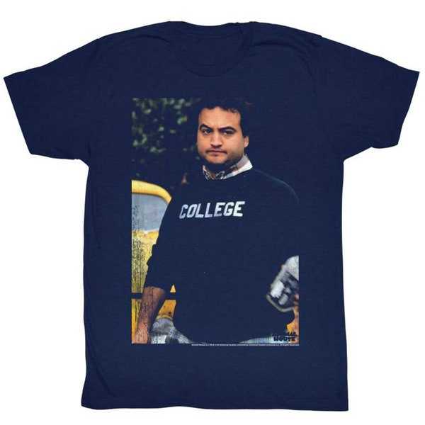 Animal House Delta House Photo Navy Adult T-Shirt