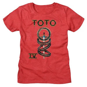 Toto IV Album Cover Red Heather Women&#39;s T-Shirt
