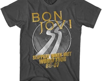 Bon Jovi World Tour Smoke Adult T-Shirt