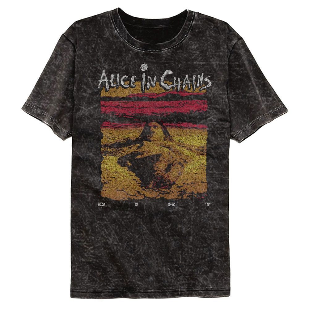 Alice in Chains Dirt Album Art Mineral Wash Black T-shirt - Etsy
