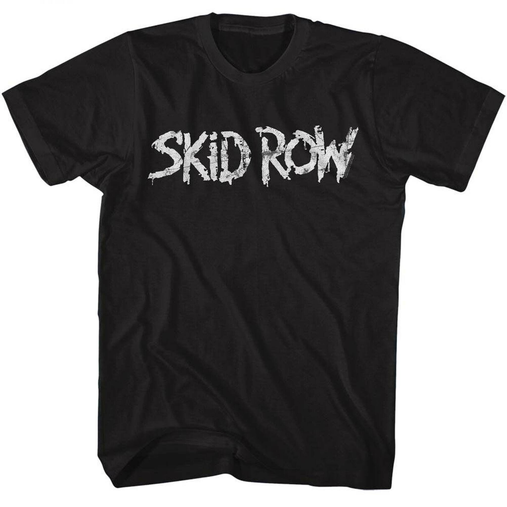 Buy Skid Row Whitish Logo Black Adult T-shirt Online in India - Etsy