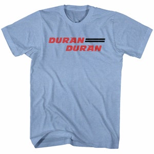 Duran Duran Light Blue Heather Adult T-Shirt